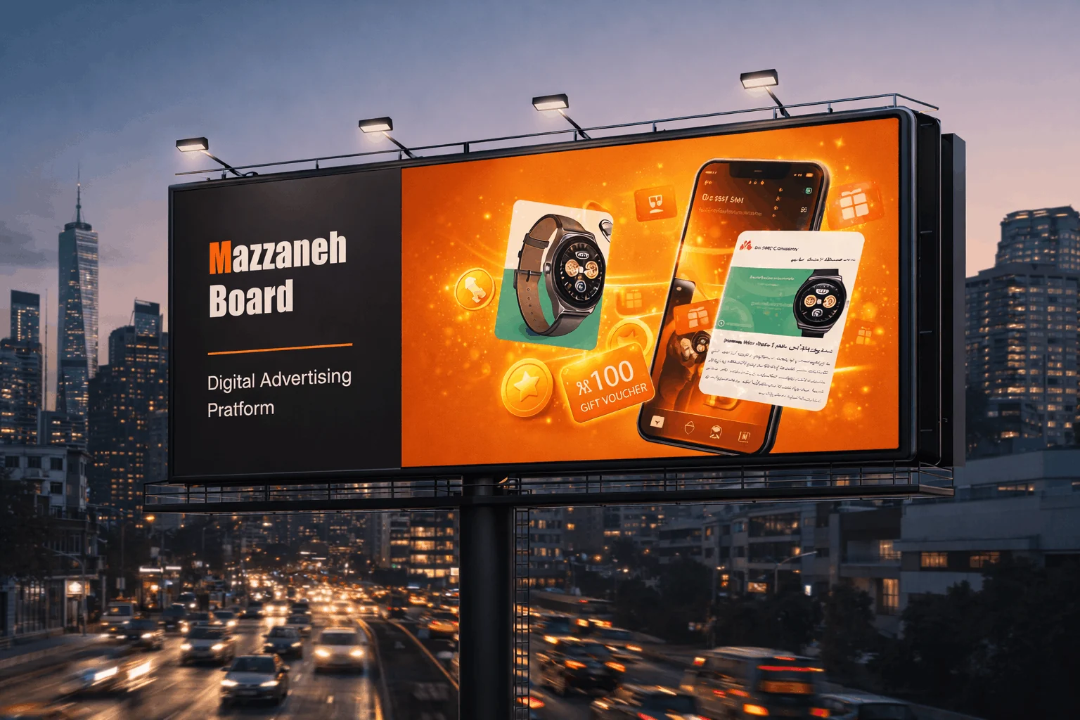 Board billboard visual