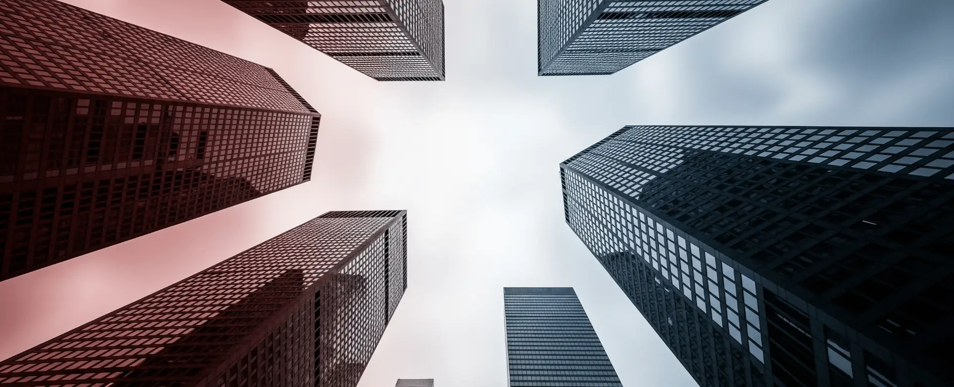 City skyline hero — innovation ahead of data