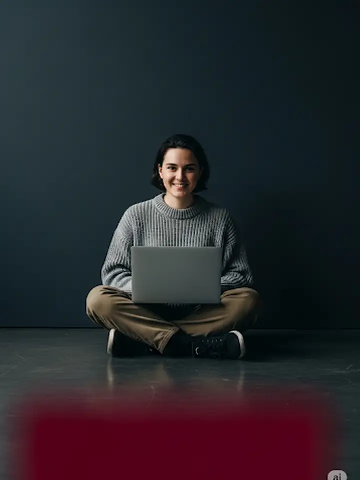 Creator portrait with laptop